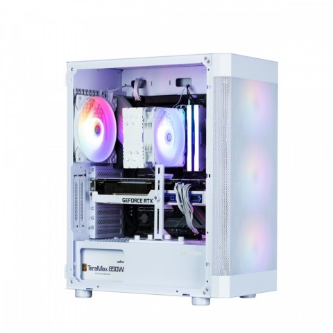 Obudowa I4 TG ATX Mid Tower 4 fans RGB Biała Obudowa I4 TG ATX Mid Tower 4 fans RGB Biała
