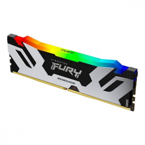 Pamięć DDR5 Fury Renegade RGB 96GB(2*48GB)/6000 CL32 czarno-srebrna Pamięć DDR5 Fury Renegade RGB 96GB(2*48GB)/6000 CL32 czarno-srebrna