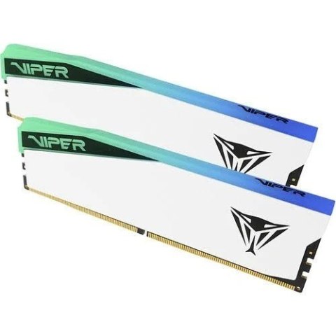 Pamięć DDR5 Viper Elite 5 RGB 32GB/7000(2x16) CL38 biała Pamięć DDR5 Viper Elite 5 RGB 32GB/7000(2x16) CL38 biała