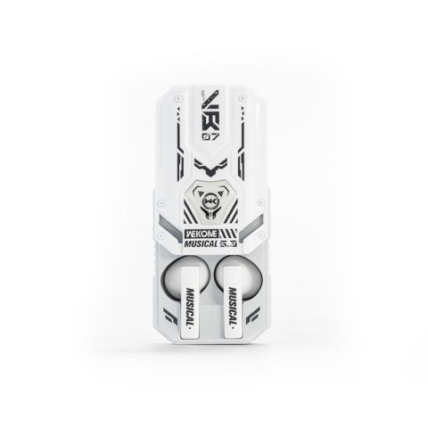 Słuchawki bezprzewodowe VB07 Mecha Series - Bluetooth V5.3 TWS z etui ładującym Białe Słuchawki bezprzewodowe VB07 Mecha Series - Bluetooth V5.3 TWS z etui ładującym Białe