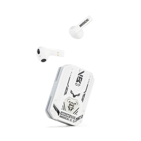 Słuchawki bezprzewodowe VB07 Mecha Series - Bluetooth V5.3 TWS z etui ładującym Białe Słuchawki bezprzewodowe VB07 Mecha Series - Bluetooth V5.3 TWS z etui ładującym Białe