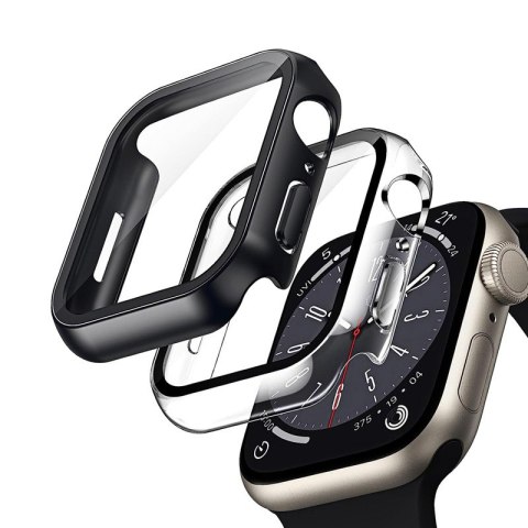 Etui ze szkłem Hybrid Watch Case Apple Watch 45mm Clear Etui ze szkłem Hybrid Watch Case Apple Watch 45mm Clear