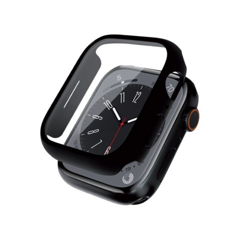Etui ze szkłem Hybrid Watch Case Apple Watch 45mm Czarne Etui ze szkłem Hybrid Watch Case Apple Watch 45mm Czarne