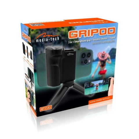 Uchwyt do smartfona, statyw biurkowy, pilot Bluetooth GRIPOD MT5543