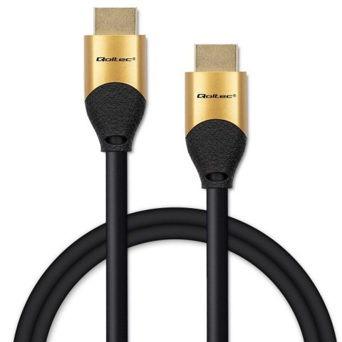 Kabel HDMI v2.1 Ultra High Speed 8K | 60Hz | 28AWG | 2m Złoty Kabel HDMI v2.1 Ultra High Speed 8K | 60Hz | 28AWG | 2m Złoty