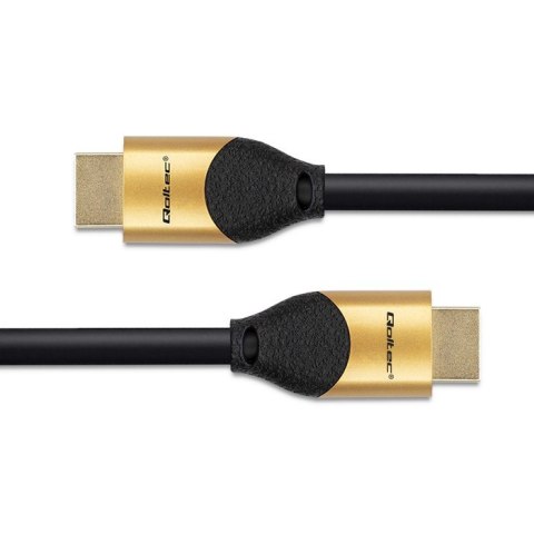 Kabel HDMI v2.1 Ultra High Speed 8K | 60Hz | 28AWG | 2m Złoty Kabel HDMI v2.1 Ultra High Speed 8K | 60Hz | 28AWG | 2m Złoty