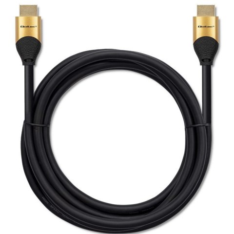 Kabel HDMI v2.1 Ultra High Speed 8K | 60Hz | 28AWG | 2m Złoty Kabel HDMI v2.1 Ultra High Speed 8K | 60Hz | 28AWG | 2m Złoty