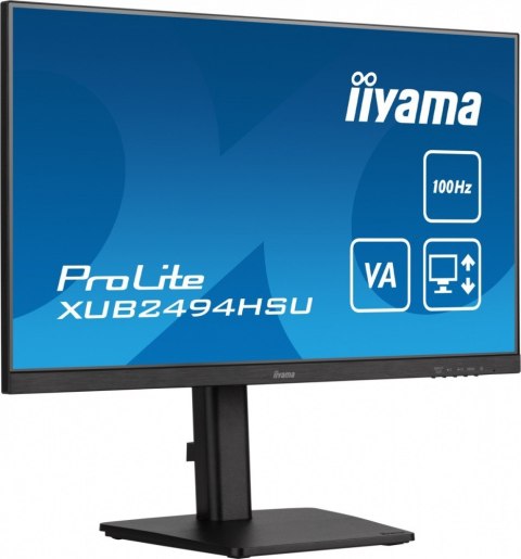 Monitor 23.8 cala XUB2494HSU-B6 VA,FHD,HDMI,DP,100Hz,2xUSB,HAS(150mm)