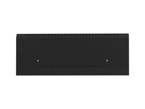Szafa instalacyjna rack wisząca 19 cali 4u+3u 540x200 niskoprofilowa (złożona) czarna