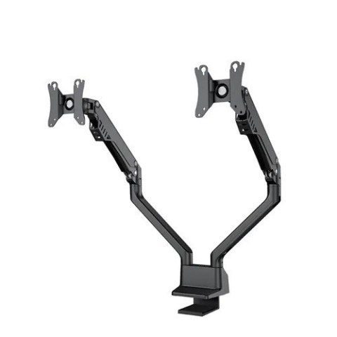 Uchwyt biurkowy FPMA-D750DBLACK2 na 2 ekrany 10-32 cali 75x75-100x100 2-8kg h:20-51cm PIVOT 180 stopni Uchwyt biurkowy FPMA-D750DBLACK2 na 2 ekrany 10-32 cali 75x75-100x100 2-8kg h:20-51cm PIVOT 180 stopni