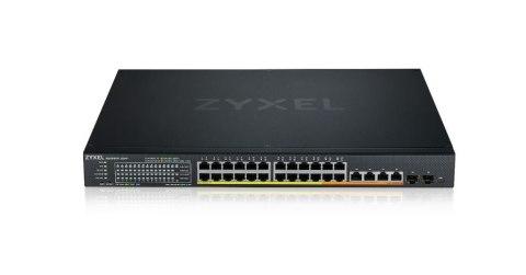 Przełącznik XMG1930-30HP, 24-port 2.5GbE Smart Managed Layer 2 PoE 700W 22xPoE+/8xPoE++ Switch with 4 10GbE and 2 Przełącznik XMG1930-30HP, 24-port 2.5GbE Smart Managed Layer 2 PoE 700W 22xPoE+/8xPoE++ Switch with 4 10GbE and 2