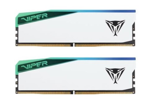 Pamięć do PC DDR5 Viper Elite 5 RGB 96GB/6000(2x48GB) CL42 Biała Pamięć do PC DDR5 Viper Elite 5 RGB 96GB/6000(2x48GB) CL42 Biała