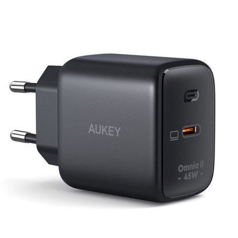 PA-B2T Black Omnia II GaN ładowarka sieciowa 1xUSB-C 45W Power Delivery 3.0 PA-B2T Black Omnia II GaN ładowarka sieciowa 1xUSB-C 45W Power Delivery 3.0