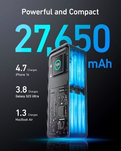 Powerbank Prime 27650 mAh 250W USB-C x 2 USB-A x 1