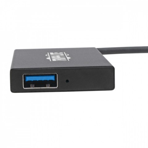 4-portowy, smukły, przenośny koncentrator USB-A USB 3.2 Gen 1 Obudowa aluminiowa U360-004-4A-AL 4-portowy, smukły, przenośny koncentrator USB-A USB 3.2 Gen 1 Obudowa aluminiowa U360-004-4A-AL