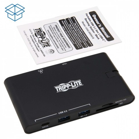 Adapter USBC DOCK,HDMI/VGA/GBE/ /HUB/S U442-DOCK3-B Adapter USBC DOCK,HDMI/VGA/GBE/ /HUB/S U442-DOCK3-B
