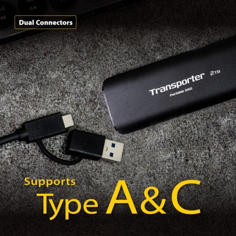 Dysk SSD 1TB Transporter 1000/1000 MB/s Type-C