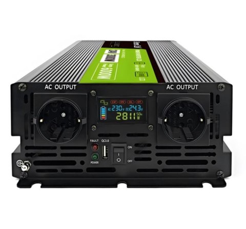 Przetwornica LCD 24V 3000W/6000W Czysty sinus z wywietlaczem Przetwornica LCD 24V 3000W/6000W Czysty sinus z wywietlaczem