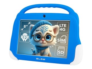 Tablet KidsTAB8 4G 4/64GB Niebieskie etui