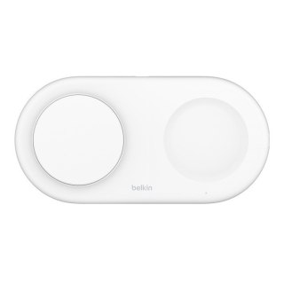 Ładowarka podwójna BoostCharge Pro Qi2 15W biała