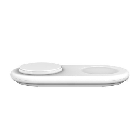 Ładowarka podwójna BoostCharge Pro Qi2 15W biała Ładowarka podwójna BoostCharge Pro Qi2 15W biała