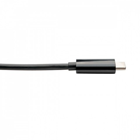 Wieloportowy adapter USB-C (M/3xF) 4K HDMI, DVI, VGA, HDCP. U444-06N-HDV4KB Czarny