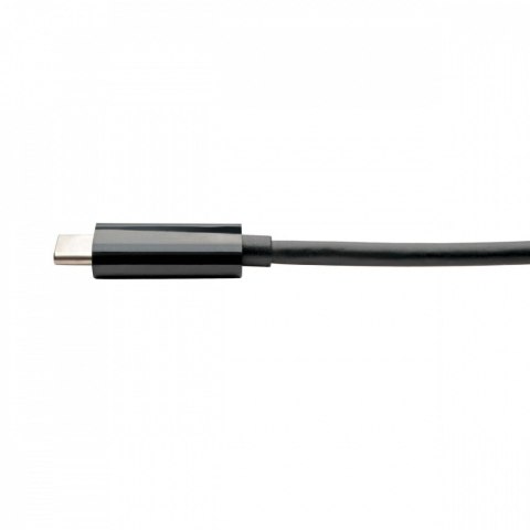 Wieloportowy adapter USB-C (M/3xF) 4K HDMI, DVI, VGA, HDCP. U444-06N-HDV4KB Czarny