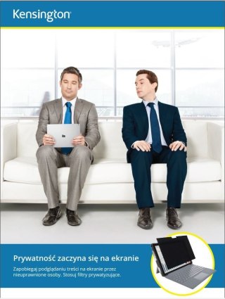 Filtr prywatyzujący, 2-stronny, zdejmowany, do monitora 21.5 cala, 16:9