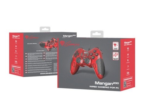 Gamepad Mangan 200 (PC) przewodowy Gamepad Mangan 200 (PC) przewodowy