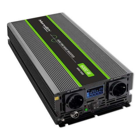 Przetwornica napięcia Monolith | 3000W | 6000W | 24V na 230V | Czysty Sinus | LCD Przetwornica napięcia Monolith | 3000W | 6000W | 24V na 230V | Czysty Sinus | LCD