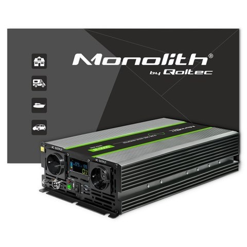 Przetwornica napięcia Monolith | 3000W | 6000W | 24V na 230V | Czysty Sinus | LCD Przetwornica napięcia Monolith | 3000W | 6000W | 24V na 230V | Czysty Sinus | LCD