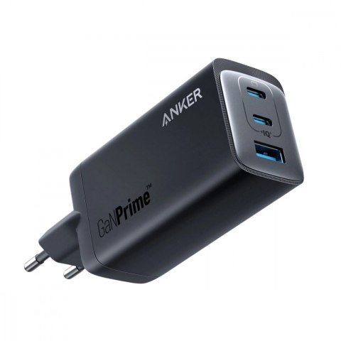 Ładowarka GaN 737 III 2xUSB-C 100 W USB-A 22.5W czarna Ładowarka GaN 737 III 2xUSB-C 100 W USB-A 22.5W czarna