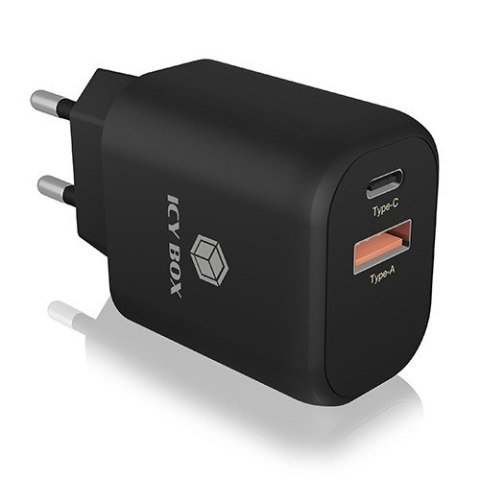 Ładowarka IB-PS102-PD 20 Watt Type-C + Type-A Ładowarka IB-PS102-PD 20 Watt Type-C + Type-A