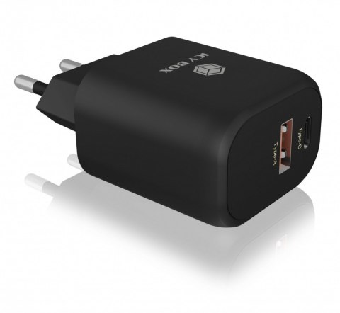 Ładowarka IB-PS102-PD 20 Watt Type-C + Type-A Ładowarka IB-PS102-PD 20 Watt Type-C + Type-A