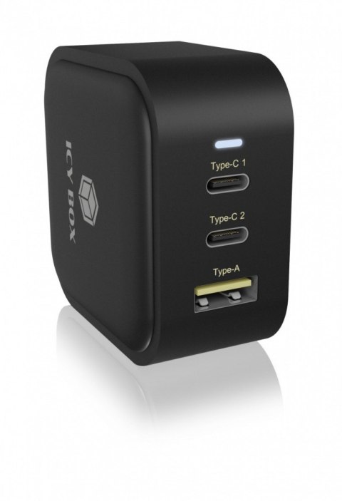 Ładowarka IB-PS103-PD 65 Watt 2x Type-C + 1x Type-A Ładowarka IB-PS103-PD 65 Watt 2x Type-C + 1x Type-A