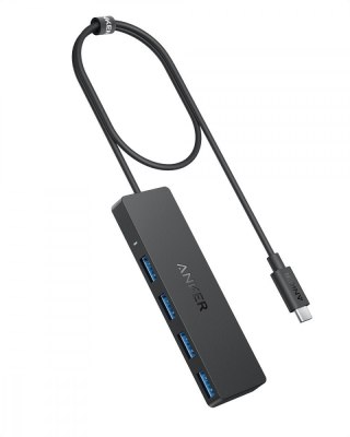 Hub 4w1 5Gbps USB-C Czarny