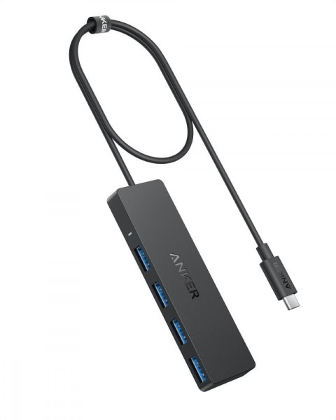 Hub 4w1 5Gbps USB-C Czarny Hub 4w1 5Gbps USB-C Czarny
