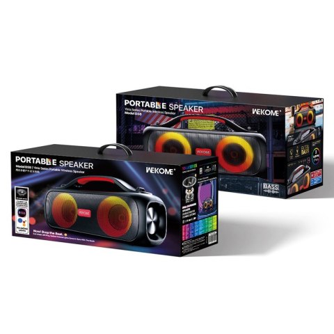 Przenośny bezprzewodowy głośnik Bluetooth V5.0 30W RGB LED Przenośny bezprzewodowy głośnik Bluetooth V5.0 30W RGB LED
