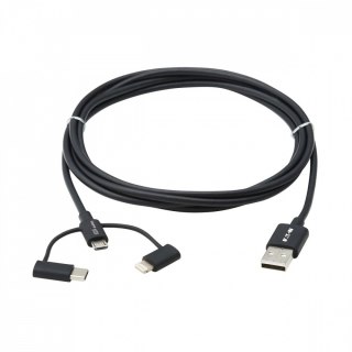 USB-A/Lightning USB Micro-B i USB-C 1.8m