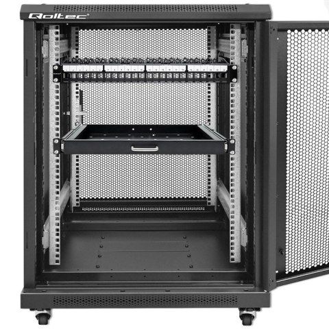 Patch panel do szaf RACK 19" | 24 porty | 1U | UTP | Czarny Patch panel do szaf RACK 19" | 24 porty | 1U | UTP | Czarny