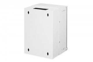 Szafa sieciowa wisząca 10 cali 9U, SOHO PRO 457 x 316 x 298 mm, nośność 60kg, drzwi szyba, niezłożona Szara