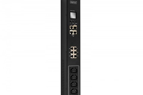 Listwa zasilająca SMART PDU, wtyk IEC 60309 16A/250V, gniazda 18xC13 10A/250V, 6xC19 16A/250V, 16A Listwa zasilająca SMART PDU, wtyk IEC 60309 16A/250V, gniazda 18xC13 10A/250V, 6xC19 16A/250V, 16A