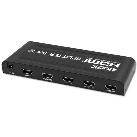 Aktywny rozdzielacz Splitter 4 x HDMI 4K x 2K | 3.4Gb/s Aktywny rozdzielacz Splitter 4 x HDMI 4K x 2K | 3.4Gb/s