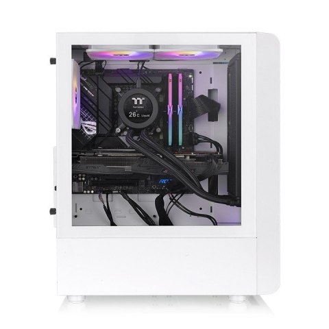Obudowa - S200 Tempered Glass ARGB 3x12cm Snow Obudowa - S200 Tempered Glass ARGB 3x12cm Snow