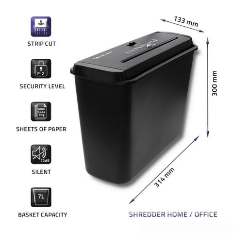 Niszczarka Home&Office Strip Cut 7l Niszczarka Home&Office Strip Cut 7l