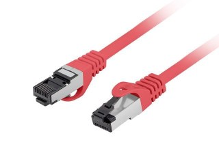 Patchcord kat.8.1 S/FTP CU 3m czerwony fluke