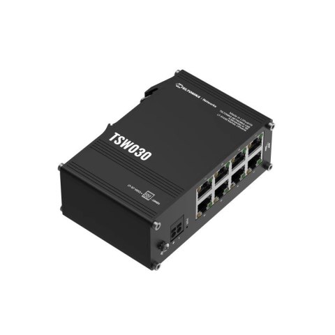 Switch TSW030 8xRJ45 porty 10/100Mbps DIN Switch TSW030 8xRJ45 porty 10/100Mbps DIN
