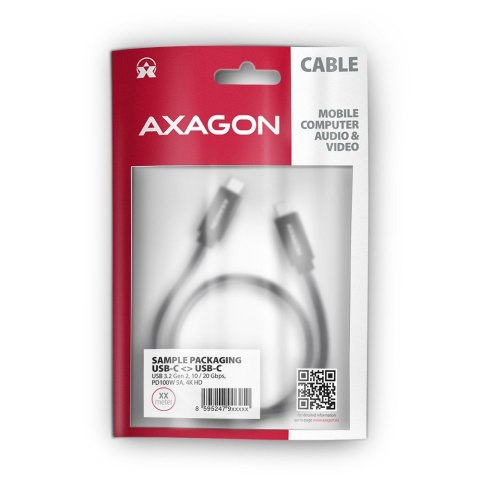 BUCM32-CM15AB Kabel USB-C - USB-C 3.2 Gen 2, 1.5m, PD 100W, 5A, 4K HD, ALU, oplot, czarny BUCM32-CM15AB Kabel USB-C - USB-C 3.2 Gen 2, 1.5m, PD 100W, 5A, 4K HD, ALU, oplot, czarny