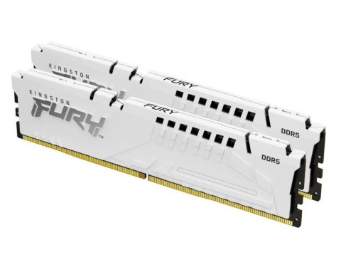 Pamięć DDR5 Fury Beast 32GB(2*16GB)/6000 CL30 EXPO biała Pamięć DDR5 Fury Beast 32GB(2*16GB)/6000 CL30 EXPO biała