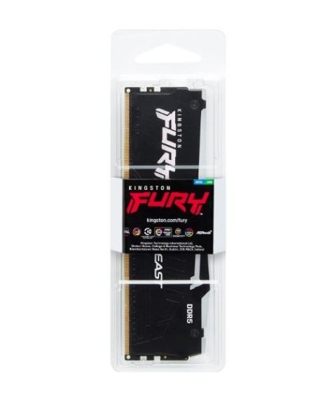 Pamięć DDR5 Fury Beast RGB 16GB(1*16GB)/6800 CL34 EXPO czarna